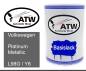 Preview: Volkswagen, Platinum Metallic, L98G / Y6: 500ml Lackdose, von ATW Autoteile West.